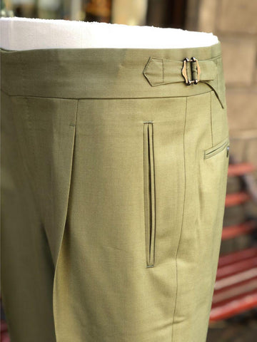 Bella Figura Fıstık Yeşili Yün Pantolon - Mahfelle