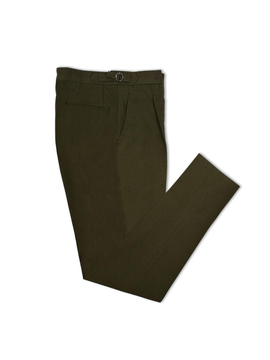 Craig Haki Yeşil Kanvas Pantolon - Mahfelle