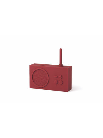 Tykho 3 Radyo ve Bluetooth Hoparlör Koyu Kırmızı - Mahfelle