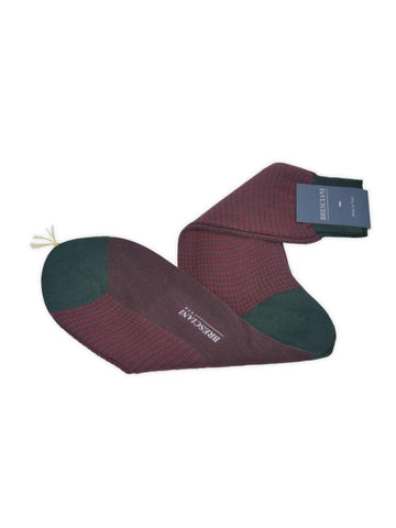 Orta Konç Verdone Granata Elbise Çorap - Yeşil ve Kırmızı - Mahfelle