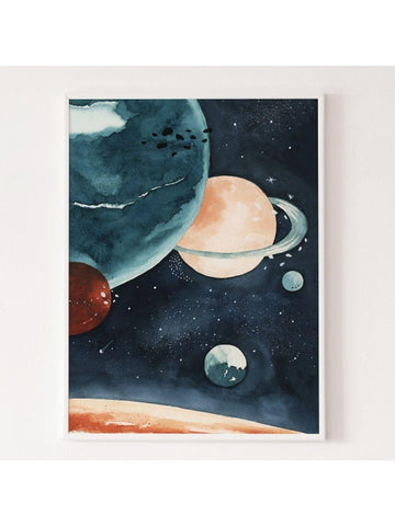Planets Fine Art Baskı - Mahfelle