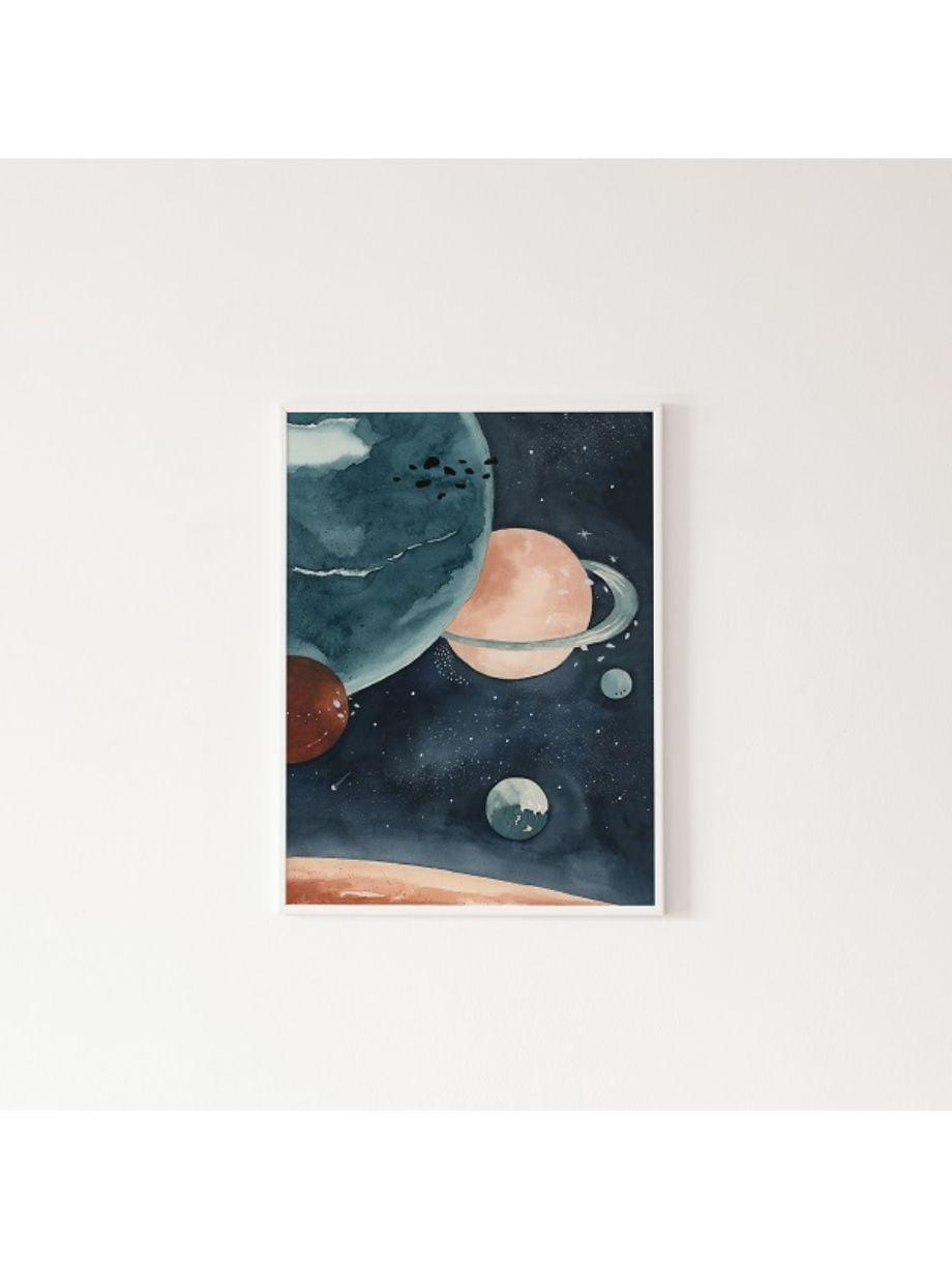 Planets Fine Art Baskı - Mahfelle