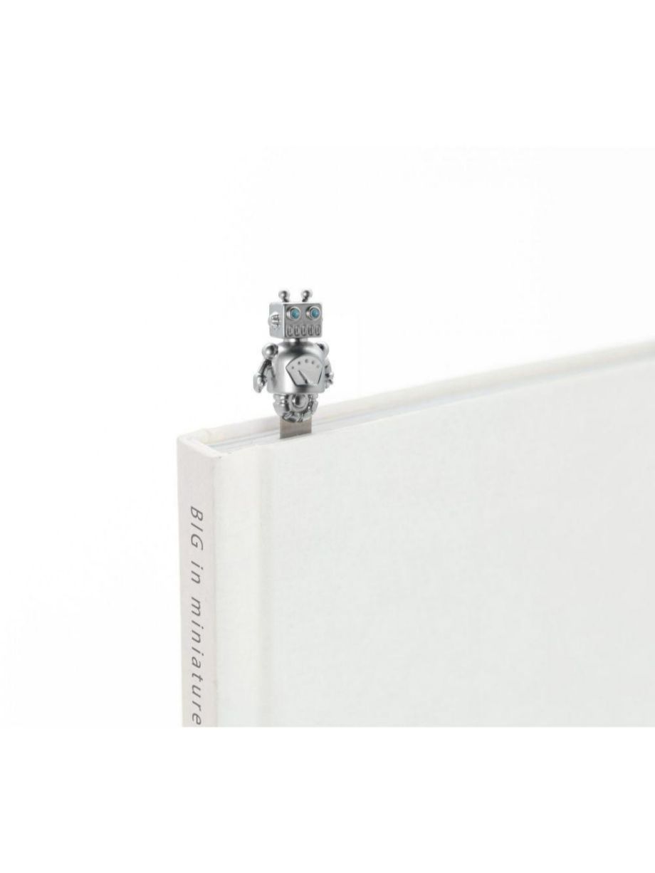 Robot Kitap Ayracı Gümüş